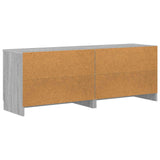 Storage Cabinet for Loft Bed 2 pcs Grey Sonoma 66 x 35 x 48 cm 893720