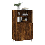 Highboard Smoked Oak 60x36x110 cm Engineered Wood 831481