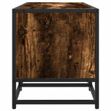 TV Cabinet Smoked Oak 210x35x41 cm Engineered Wood 3300782