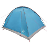 Camping Tent with Roof Blue 4-Person Polyester and Steel 42028648