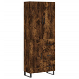 Highboard Smoked Oak 69.5x34x180 cm Engineered Wood 3195928