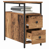 Bedside Cabinet Old wood 30 x 60 x 60 cm Engineered wood 871271