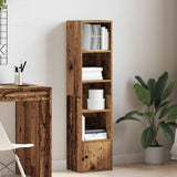 Bookcase Old Wood 31x24x127 cm Engineered Wood 860353