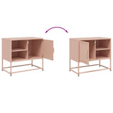 TV Cabinet Pink 68x39x60.5 cm Steel 846519