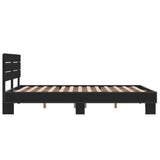 Bed Frame without Mattress Black 135x190 cm Double 3280162