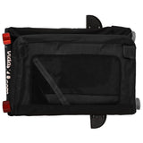 Pet Bike Trailer Black Oxford Fabric and Iron 93933