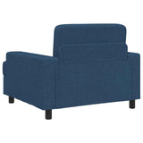 Armchair Blue Fabric 42043462