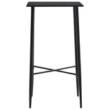Bar Set Black MDF, Plastic, Powder-Coated Steel Ergonomic Bar Set 279922