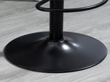 Bar Stools Set of 2, Height Adjustable Swivel Barstools, PU Leather Kitchen Stools with Backs, T3398P343308