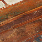 Square Table Top 80x80 cm 15-16 mm Solid Reclaimed Wood 286051