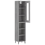 Highboard Grey Sonoma 34.5x34x180 cm Engineered Wood 3199383