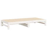 Pull-out Day Bed without Mattress White 2x cm 823420