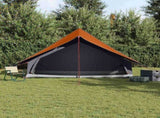 Family Tent with Roof Grey and Orange 315 x 286 x 200 cm 4100681