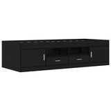 Bed Frame with Storage Black Oak 80 x 200 cm Engineered Wood 3429499