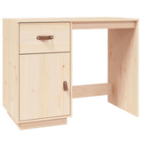 ZNTS Desk 95x50x75 cm Solid Wood Pine 820102