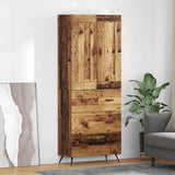 Highboard Old Wood 69.5 x 34 x 180 cm Engineered Wood 3415800