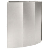 Planter Silver 90 x 45 x 50 cm Stainless Steel 883714
