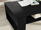 Coffee Table Black Oak 66 x 53 x 45 cm Engineered Wood 8000101