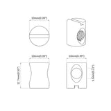 Barrel Nuts 4500 pcs Silver M6 x 12 mm Metal 864429