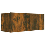 8 Piece TV Cabinet Set Smoked Oak Engineered Wood 3114491