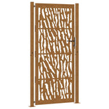 Garden Gate 100x200 cm Weathering Steel Trace Design 4100988