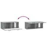 Wall-Mounted TV Cabinet Grey Sonoma 78.5 x 31 x 30 cm 899401