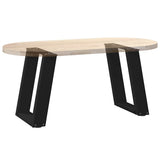 Coffee Table Legs U-Shaped 2 pcs Black 38x cm Steel 4012760