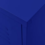 TV Cabinet Navy Blue 105x35x50 cm Steel 336226