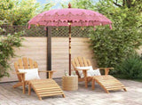 Balinese Parasol Pink x 260 cm Cotton and Wood 42006462