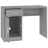Desk with Drawer&Cabinet Grey Sonoma 100x40x73 cm Engineered Wood 342657