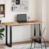Desk Top Oil Finished 140x60x2 cm Solid Wood Acacia 3279756
