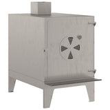 Camping Stove 35x50x60 cm Corten Steel 859841