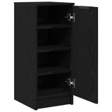 Shoe Cabinet Black Oak 29.5 x 35 x 70 cm Engineered Wood 862778