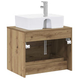 Bathroom Furniture Set Artisan Oak Engineered Wood 3404389