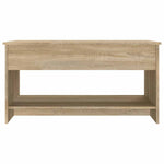 809650 Coffee Table Sonoma Oak 102x50x52,5 cm Engineered Wood