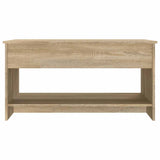 809650 Coffee Table Sonoma Oak 102x50x52,5 cm Engineered Wood