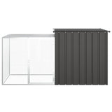 Chicken Cage Anthracite 200x91x100 cm Galvanised Steel 171544