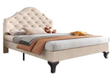 Upholstered bed 90*190 with slatted frame and Upholstered bed with height-adjustable WF309562AAB