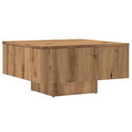 ZNTS Coffee Table Artisan Oak 60x60x31.5 cm Engineered Wood 856551