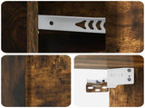 Wall-Mounted Bedside Cabinet 2 pcs Smoked Oak 34.5 x 33 x 20 cm 899116