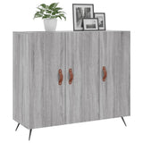 Sideboard Grey Sonoma 90x34x80 cm Engineered Wood 828082