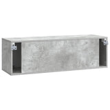 Wall-Mounted TV Cabinet Concrete Grey 98 x 31 x 30 cm 898558