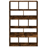 Room Divider Smoked Oak100x33x156.5 cm Engineered Wood 3309532