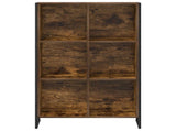 Book Cabinet Smoke Oak 99.5 x 30 x 108.5 cm Engineered Wood 886536