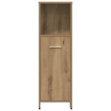 4 Piece Bathroom Furniture Set Artisan Oak Engineered Wood 3328942