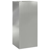 Plant Stand 2 pcs Silver 24 x 24 x 55 cm Galvanised steel 865818