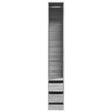 Wardrobe Grey Sonoma 30x50x200 cm Engineered Wood 3307743