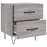 Bedside Cabinets 2 pcs Grey Sonoma 40x35x47.5 cm Engineered Wood 827305