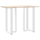 Bar Table Legs T-Shaped 2 pcs White 60x35x cm Steel 4013093