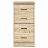 Garage Storage Cabinet Sonoma Oak 40x51x85 cm Solid Wood Pine 860591